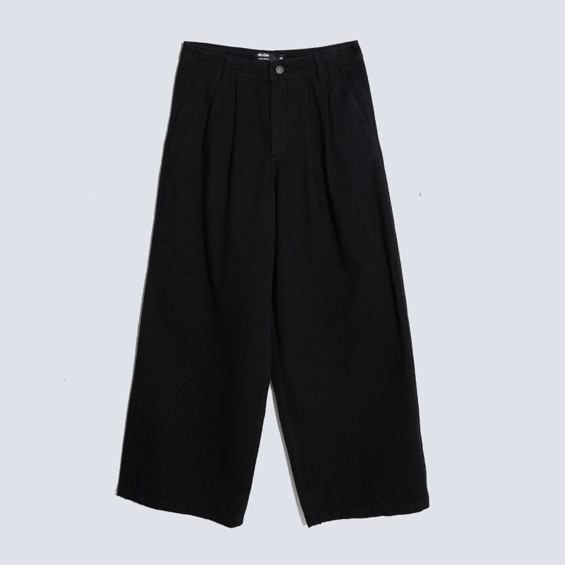 Quần jeans form straight Routine đen (new tag)