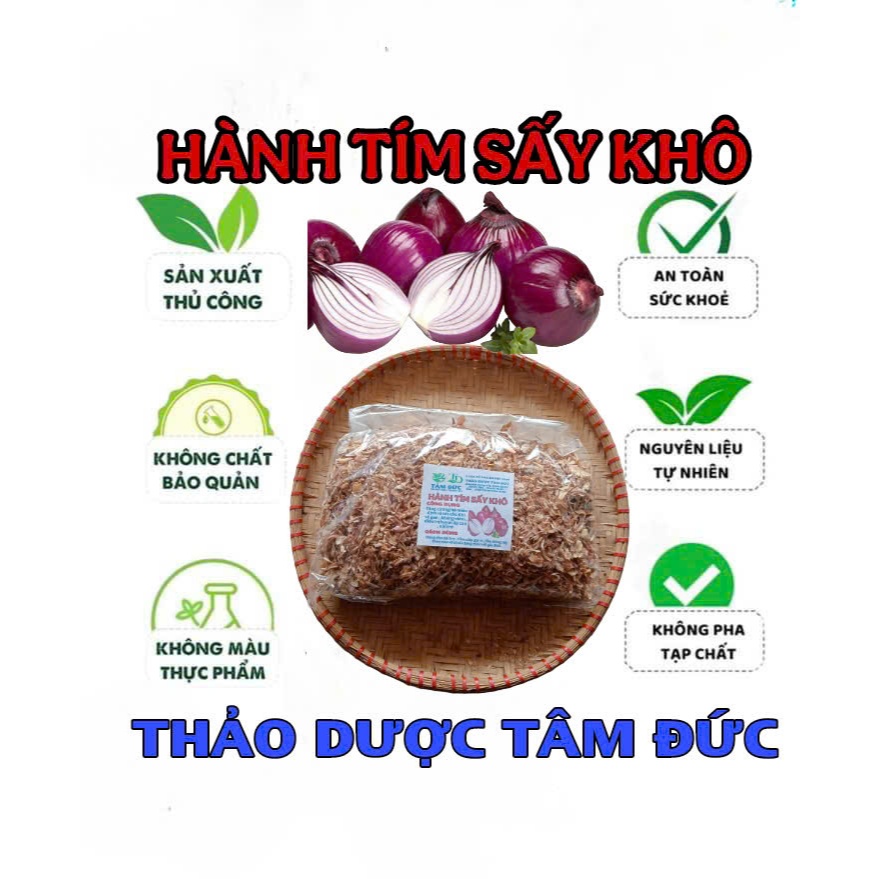 1KG Hành Tím Thái Lát Sấy Khô