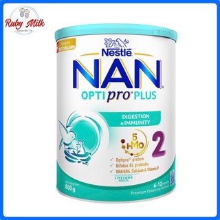  Sữa Nan Optipro Plus số 2 Lon 800g  Cho bé 6 - 12 tháng  GIAO MẪU NGẨU NHIÊN 