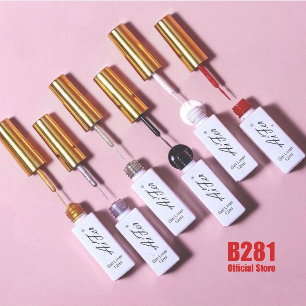 Cọ Nét Aifer Chính Hãng , Cọ Nét Gel Vẽ Móng - B281 Nail Official