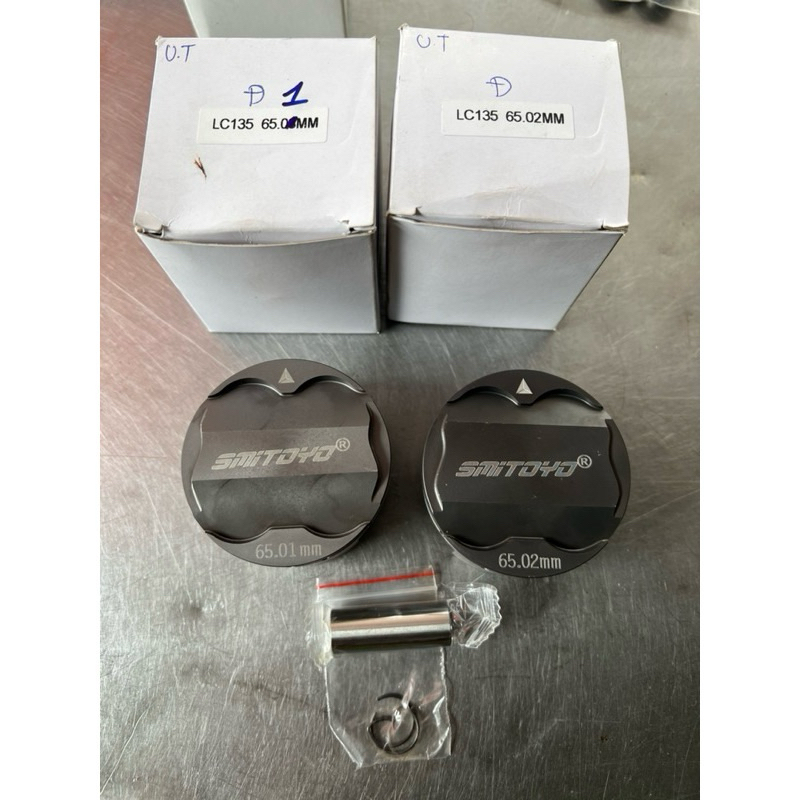 Piston Bạc Ex135/150 Smitoyo 62/65.00/0.1/0.2 Mạ đen Nén