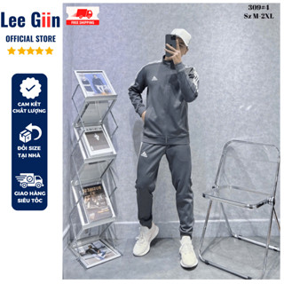  Đồ bộ nỉ nam Adidas thu đông cao cấp hàng thiết kế mới nhất 2024 chất nỉ dày dặn mềm mại phom dáng đẹp Leegiin LD4-309 