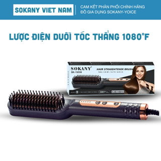  Lược điện chải duỗi tóc SOKANY SK-15008 duỗi tóc siêu thẳng làm tóc tại nhà vô cùng tiện lợi 