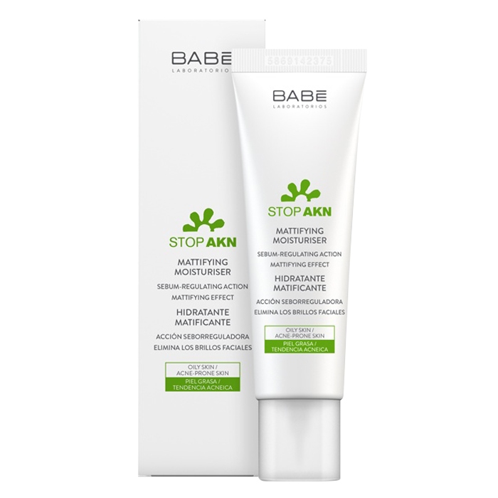 Kem Dưỡng Giảm Mụn BABE Stop AKN Mattifying Moisturiser