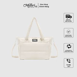 Túi Đeo Chéo Tote Phao Chần Bông SMART Hàn Quốc Chất Liệu Taslan Đi Học Công Sở Local Brand M Studio