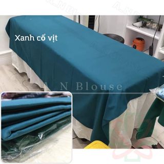 Ga phủ giường y tế, phẫu thuật, spa với 3 màu cơ bản - Khăn y tế, Khăn trải bàn nha khoa hàng kaki đẹp
