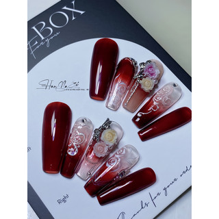 Sơn gel tone đỏ Mxbon, HN GEL- chọn lẻ mầu [Nail mi Hanna]