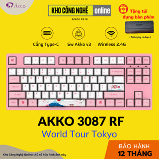 Bàn phím cơ AKKO 3087 RF World Tour Tokyo (Dual-mode / AKKO sw v3) - Hàng Chính Hãng