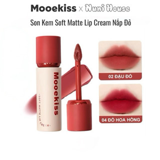 [MOOEKISS][50K Tặng ngay mút mini] Son Mooekiss Không dính cốc Kỹ thuật khóa màu Son lì Son môi 6 Màu Có Sẵn 3g