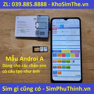 Khay kich sim dùng cho các loại máy