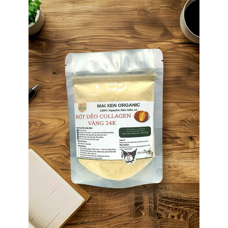 100gr mặt nạ dẻo vang 24 k
