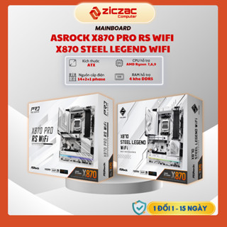 Mainboard ASRock X670E X870 Pro RS | Steel Legend WIFI DDR5 cho CPU AMD - BH 36th chính hãng