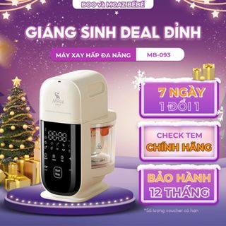Máy xay hấp thức ăn đa năng 2in1 Moaz Bebe MB093 cho bé ăn dặm