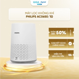 Máy lọc không khí Philips AC0650/10 - NanoProtect HEPA lọc đến bụi 0.003 μm - Phạm vi lọc hiệu quả 44m2