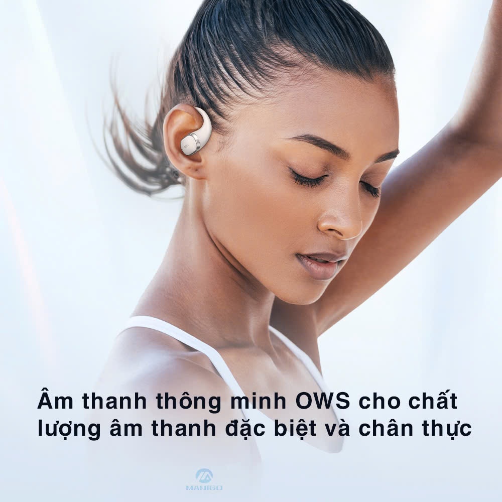 Tai nghe bluetooth không dây kẹp vành tai Rockspace X718 Bluetooth Earphones bảo hành 12 tháng | BigBuy360 - bigbuy360.vn