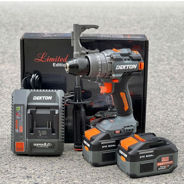 Máy khoan động lực dừng pin 160Nm Dekton M21 ID13160Pro, chân pin phổ thông