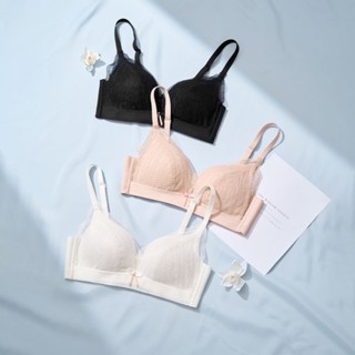 Áo lót nữ Pazzini cao cấp không gọng ren đệm mỏng không hằn ngứa không lộ viền - WUA002