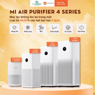Máy Lọc Không Khí Xiaomi Smart Air Purifier 4 Lite | 4 Compact | 4Pro | 4 EU | Hàng Chính Hãng |Bản Quốc Tế| BH 12 Tháng