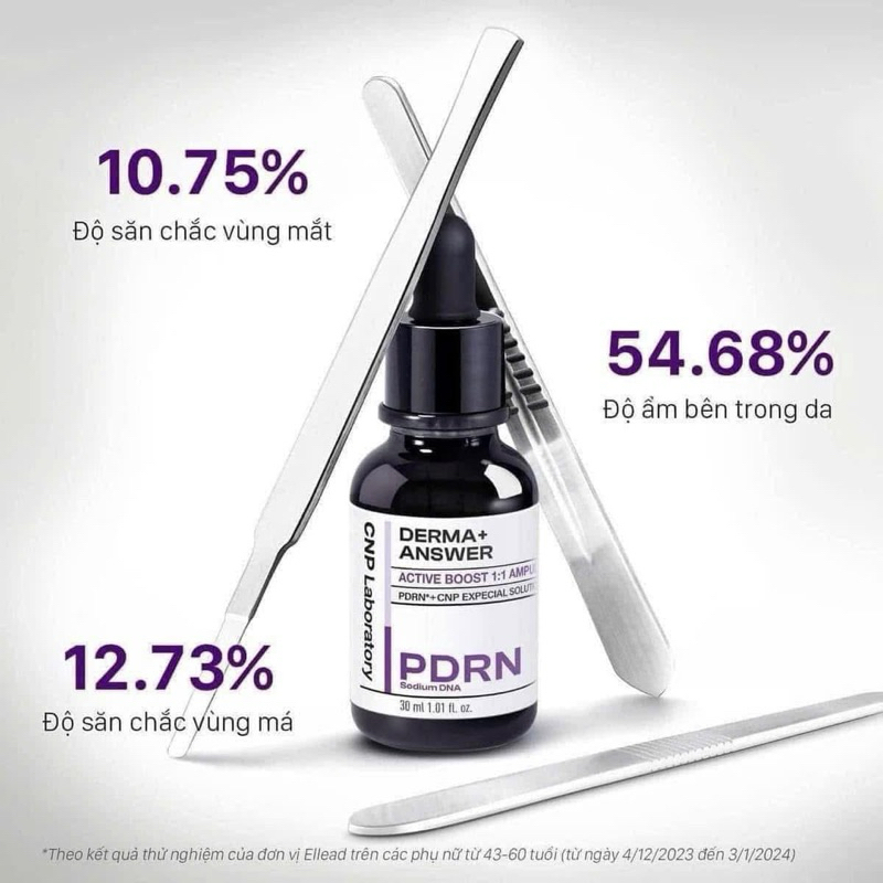 Serum PDRN CNP Derma Tinh chất căng bóng sáng da hỗ trợ tái sinh chống lão hóa 15ml 30ml