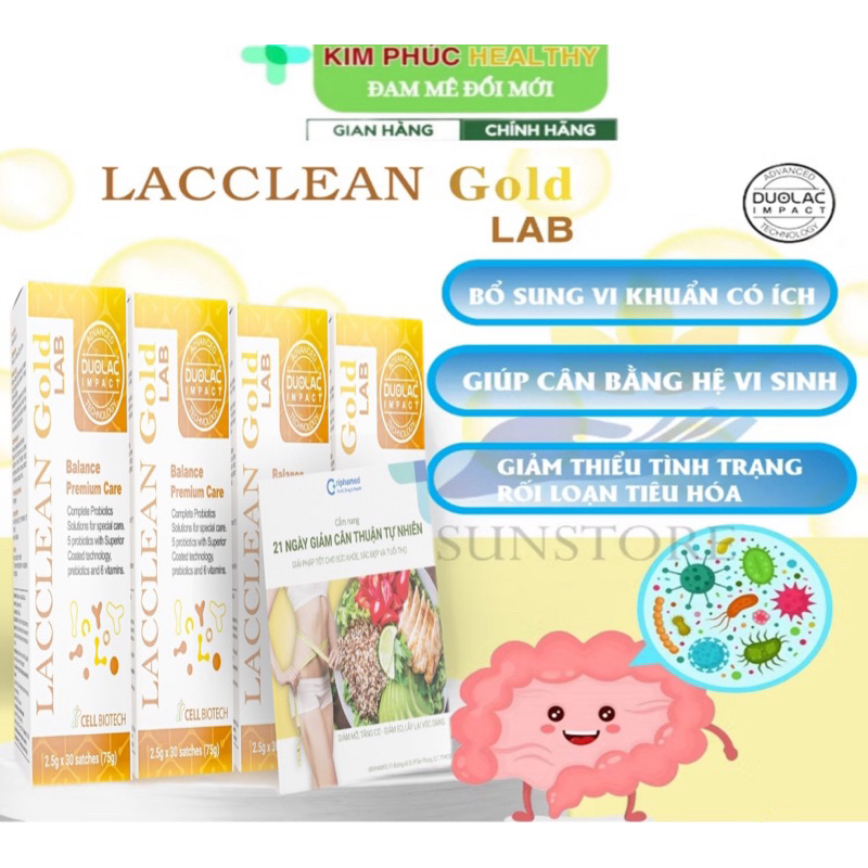 Combo 21 ngày thay đổi cơ thể bằng Probiotic - LACCLEAN GOLD