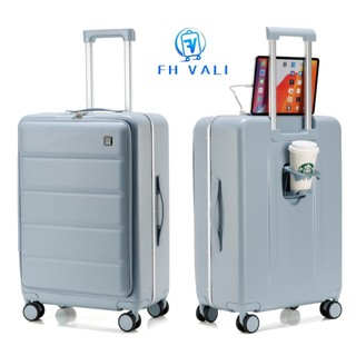 Vali du lịch. Vali du lịch khung nhôm. Vali du lịch cao cấp. Vali 20 inch, mở phía trước. Có thể mang trực tiếp lên máy