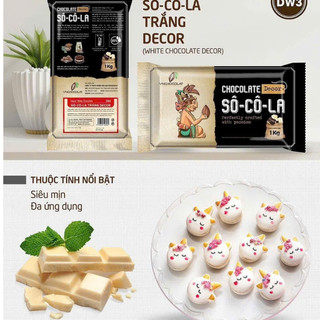SOCOLA VNCHOCOLAT TRẮNG 1KG