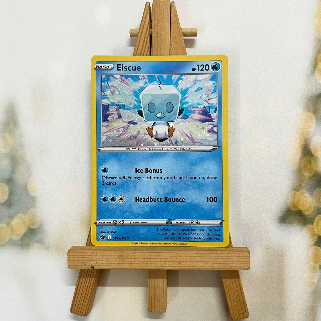 Thẻ hình Pokemon Eiscue SWSH128 - Lá bài lẻ Sword & Shield Promo tiếng Anh