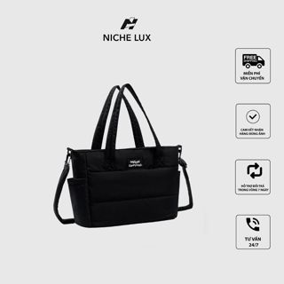 Túi Đeo Chéo Tote Phao Chần Bông SMART Hàn Quốc Chất Liệu Taslan Đi Học Du Lịch Local Brand NICHELUX