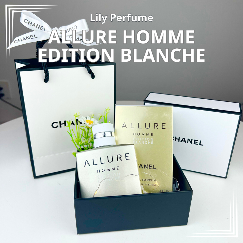 Quà tặng Nước hoa nam Chanel Allure Homme Edition Blanche EDP 100ml-Tự tin, năng động, lôi cuốn