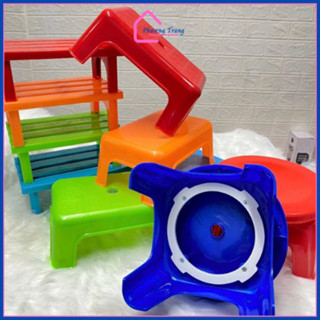 [COMBO 5C] Ghế Thẻ, Ghế Ốc, Ghế Mini Nhựa Cao Cấp, Ghế Nhựa Ngồi Bệt- Giặt Đồ Dã Ngoại nhỏ gọn - Phương Trang