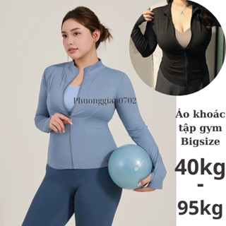 (CÓ BIGSIZE) Áo khoác thể thao tập gym, yoga,... có bigsize, Áo thể thao ôm body, kết hợp chống nắng MS1209