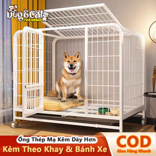🐕Dog&Cat PET HOME🏠Chuồng Chó Chuồng Mèo Cao Cấp Sơn Tĩnh Điện Dành Cho Thú Cưng Chó Mèo Lớn