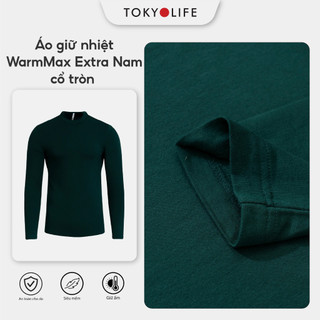  Áo giữ nhiệt Nam mặc thu đông WM Extra TOKYOLIFE cổ tròn mềm mịn co giãn 4 chiều 40000017 