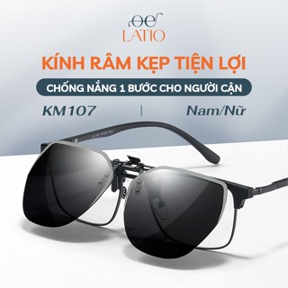  Kính râm kẹp tiện lợi Nhỏ gọn dễ bỏ túi chống tia UV400 hiệu quả thích hợp cho người cận - KM107 