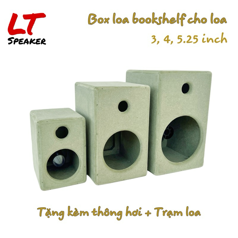 Box loa bookshelf thô cho loa 3 ,4 ,5.25 inch LT Speaker