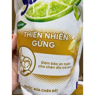 Nước rửa chén Sunlight thiên nhiên rừng_chanh - Túi 500g