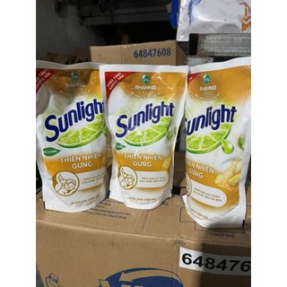 Nước rửa chén Sunlight thiên nhiên rừng_chanh - Túi 500g