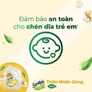 Nước rửa chén Sunlight thiên nhiên rừng_chanh - Túi 500g