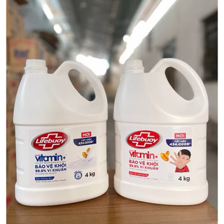   Tốt Mà Rẻ Nước Rửa Tay LIFEBUOY Can 4L Diệt Sạch Khuẩn Dưỡng Ẩm Da Tay Đủ 2 Màu Giá Tốt 