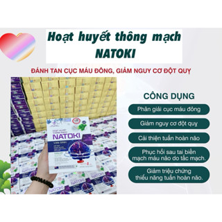 Hoạt huyết thông mạch NATOKI hỗ trợ tăng tuần hoàn máu não