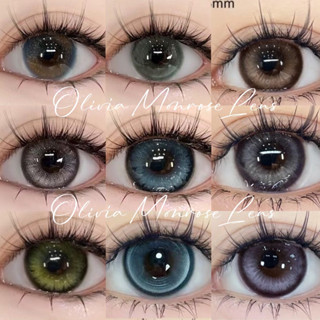 Olivia monrose lens -Lens 100+ mẫu nâu ,xám - Kính áp tròng xinh đẹp ( Kèm khay đơn )