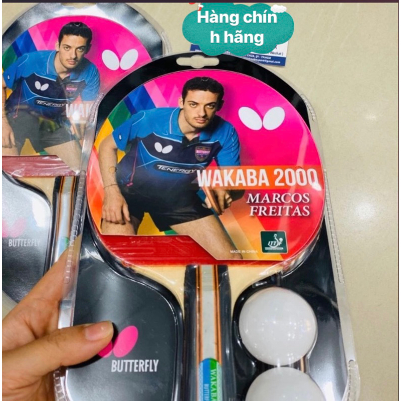 Vợt Bóng Bàn Buttefly WAKABA 2000( hàng chính hãng )