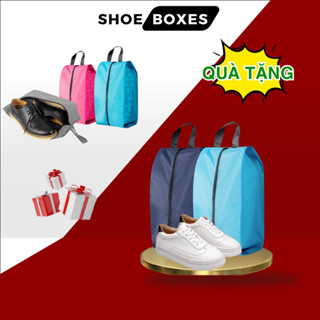  Túi đựng giày dép có khóa kéo chống nước chống bụi có thể gấp gọn tiện lợi 