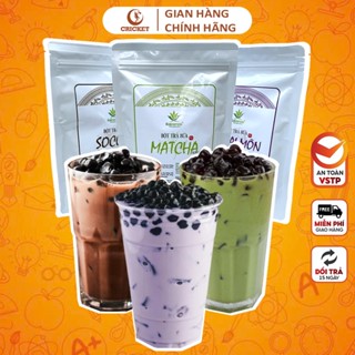 Bột trà sữa pha sẵn Kaizenco, Bột trà sữa khoai môn matcha socola dâu truyền thống túi 1kg