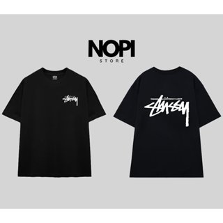 ÁO THUN STUSSY BIG LOGO FORM RỘNG NAM NỮ UNISEX VẢI COTTON HAI CHIỀU CAO CẤP DÀY DẶN - NOPI STORE