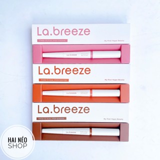 [DATE 22/05/2027] Bút gel kẻ mắt & sáp nhũ mắt 2 đầu chống trôi La.breeze Finish To Dual Stick Shadow (Hàn)