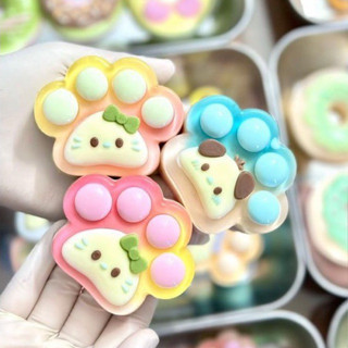 Khuôn silicon chân mèo khuôn chân mèo chân chó chân gấu bàn chân 3d làm thạch rau câu khúc bạch trà sữa xà phòng pudding