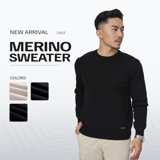 Áo Len Nam Sweater Urban Vải Merino Cao Cấp Mềm Mịn Giữ Ấm Tốt Hạn Chế Bai Xù No. 2693