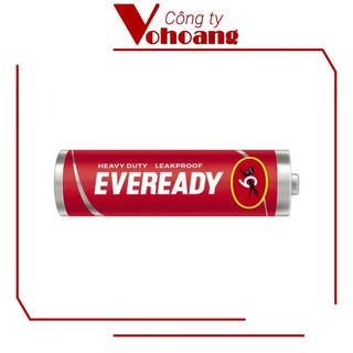 Bộ 8 pin AA Eveready Heavy Duty (Đỏ) - Pin tiểu 1.5V carbon không sạc