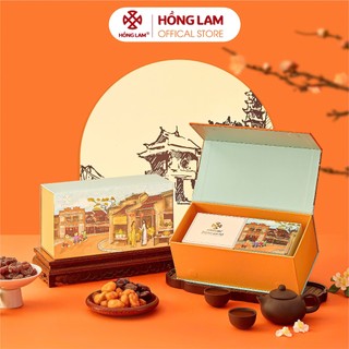  Bộ Quà Phố Xuân Hồng Lam - Quà Biếu Cao Cấp Ô Mai & Đặc Sản Hà Nội Sang Trọng Ý Nghĩa 
